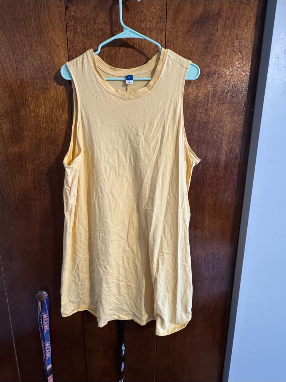 Old Navy Pale Yellow Sleeveless Tunic